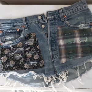 One of a kind LF denim shorts